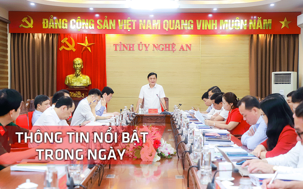 Nghệ An: Thông tin nổi bật ngày 27/4