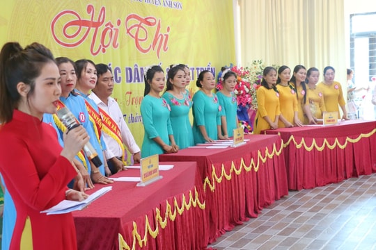 Phụ nữ Anh Sơn hào hứng với Hội thi 'Phụ nữ với công tác dân số & phát triển'
