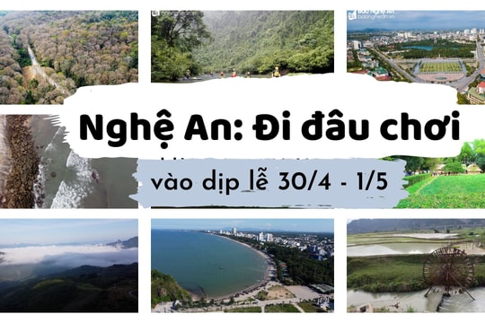 Nghệ An: Đi đâu chơi vào dịp lễ 30/4-1/5?