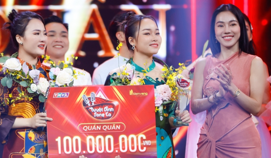 Hai người đẹp đến từ Nghệ An giành quán quân 'Tuyệt đỉnh song ca 2023'