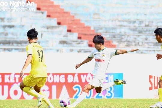 U19 Sông Lam Nghệ An lọt vào chung kết: Chiến thắng của bản lĩnh và sự quả cảm