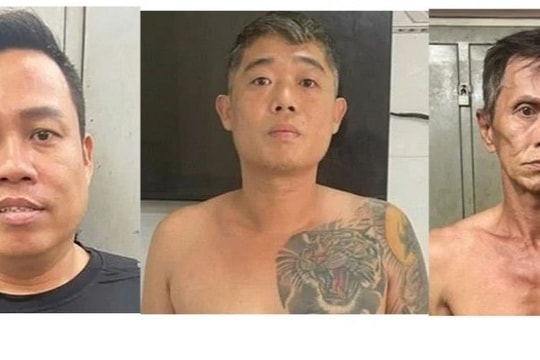 Bắt 3 đối tượng tạt sơn, 'khủng bố' đòi nợ thuê 