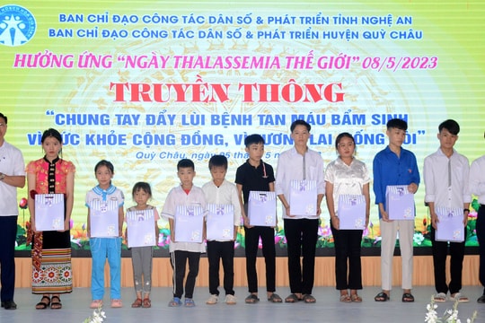 Tăng cường công tác truyền thông để phòng, chống bệnh Thalassemia - tan máu bẩm sinh