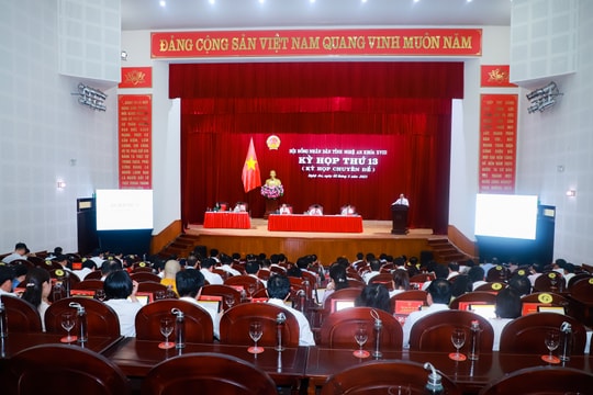 HĐND tỉnh Nghệ An khóa XVIII hoàn thành Kỳ họp thứ 13, thông qua 9 nghị quyết