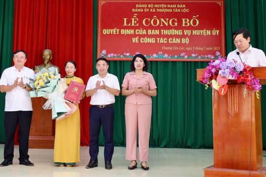 Huyện ủy Nam Đàn thực hiện công tác luân chuyển cán bộ