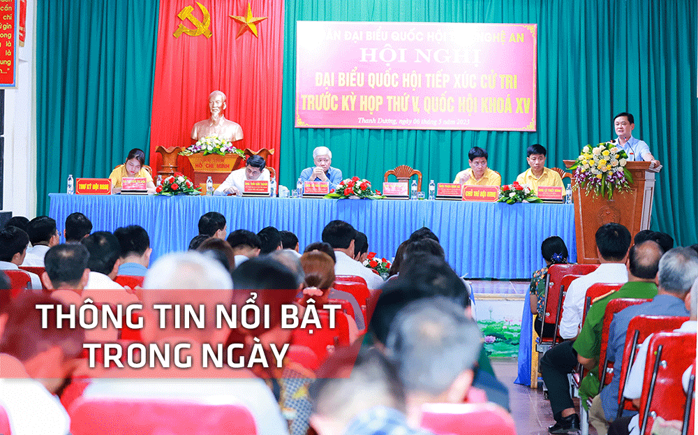 Nghệ An: Thông tin nổi bật ngày 6/5