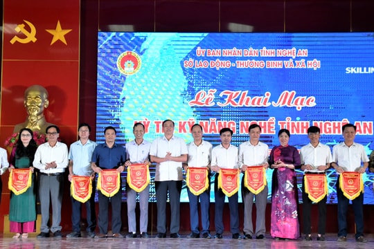 30 thí sinh tranh tài tại Kỳ thi Kỹ năng nghề tỉnh Nghệ An năm 2023