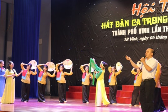 Hội thi Hát dân ca trong trường học tỉnh Nghệ An sẽ được tổ chức vào cuối tháng 5