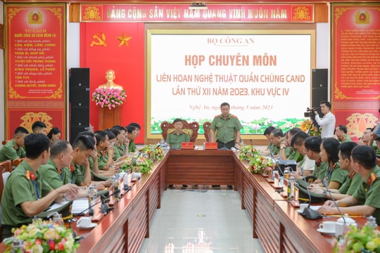 22 đoàn tham dự Liên hoan Nghệ thuật quần chúng Công an nhân dân lần thứ XII tổ chức tại Nghệ An