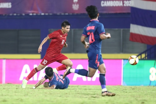 U22 Việt Nam chia điểm với U22 Thái Lan, chấp nhận xếp nhì bảng B