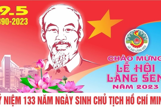 Ngày mai (12/5) khai mạc Lễ hội Làng Sen năm 2023