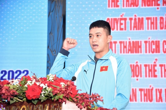 Thêm một vận động viên Nghệ An giành huy chương Vàng tại SEA Games 32