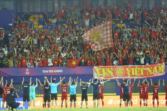 Hình ảnh ấn tượng trong trận hòa tiếc nuối của U22 Việt Nam ở trận cuối vòng bảng SEA Games 32 