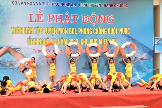 Nghệ An phát động phong trào toàn dân tập bơi và phòng chống đuối nước