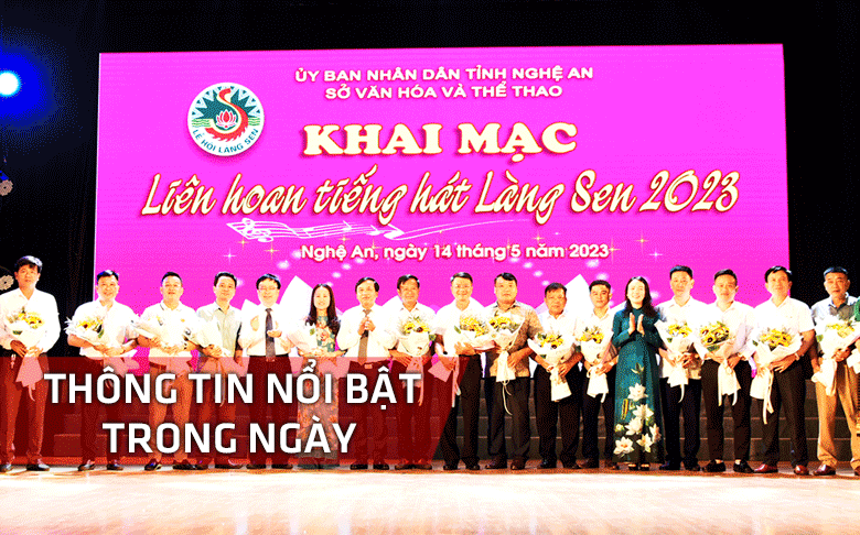 Nghệ An: Thông tin nổi bật ngày 14/5