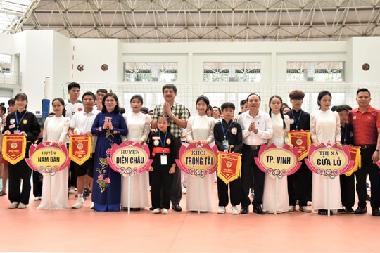 Hơn 200 vận động viên tham gia Hội thi Thể thao Lễ hội Làng Sen năm 2023