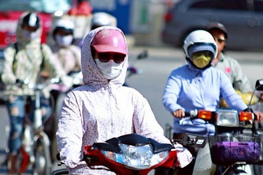 Nghệ An xảy ra nắng nóng với nhiệt độ cao nhất trên 39 độ C