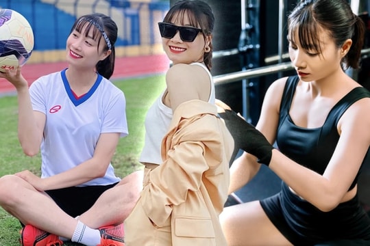 'Hoa khôi sân cỏ' Hoàng Thị Loan: Đã đá hay lại còn xinh