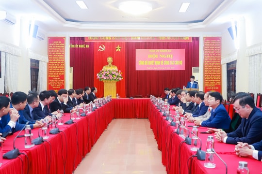 Ban Thường vụ Tỉnh ủy Nghệ An ban hành Quy định mới về luân chuyển cán bộ 