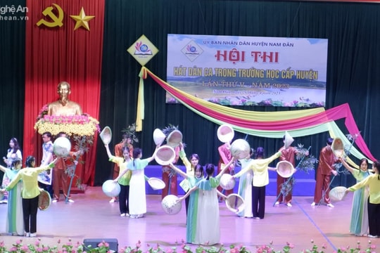 Hơn 90% các địa phương hoàn thành Hội thi Hát dân ca trong trường học cấp cơ sở