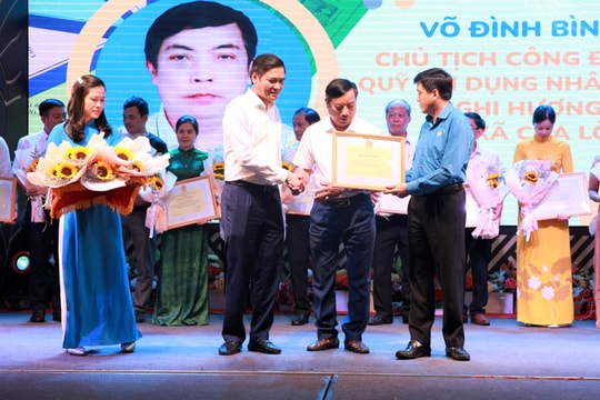 Nghệ An biểu dương 38 cán bộ Công đoàn có thành tích vì người lao động 