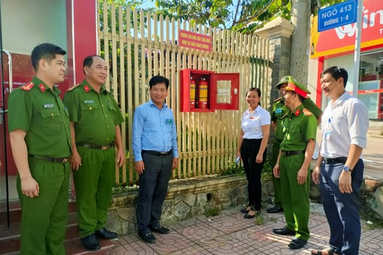 Ra mắt hơn 300 tổ liên gia an toàn về phòng cháy, chữa cháy tại Nghệ An