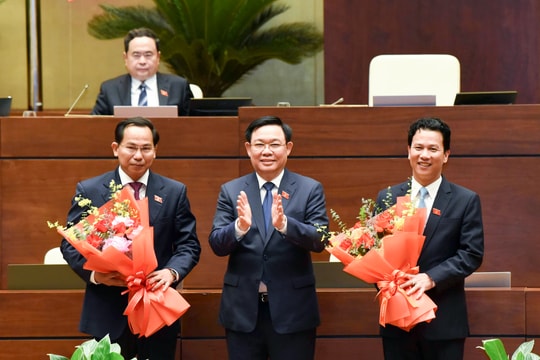 Quốc hội thực hiện quy trình nhân sự đối với 2 chức danh Bộ trưởng Bộ Tài nguyên và Môi trường, Chủ nhiệm Ủy ban Tài chính - Ngân sách