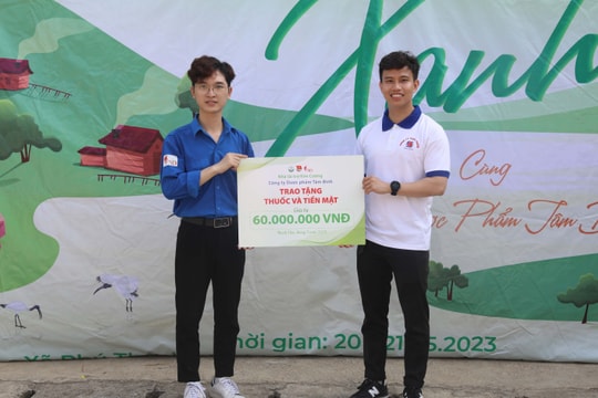 Dược phẩm Tâm Bình đồng hành cùng 'Mùa Hè xanh' tại Thanh Hóa