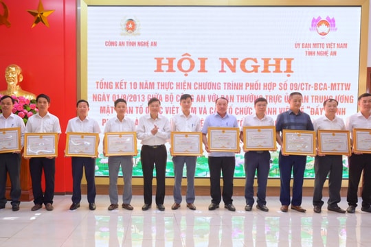 Tổng kết 10 năm phong trào 'Toàn dân bảo vệ an ninh Tổ quốc trong tình hình mới' giai đoạn 2013-2023