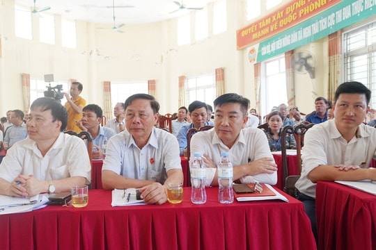 Phó Chủ tịch UBND tỉnh Bùi Đình Long tiếp xúc cử tri huyện Nghi Lộc