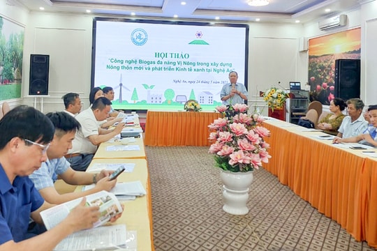 Xây dựng 33 mô hình ứng dụng biogas vào xử lý chất thải chăn nuôi tại Thanh Chương