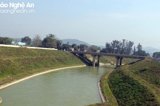 Trả lời kiến nghị cử tri Yên Thành về việc đóng kênh chính để tu sửa, nâng cấp