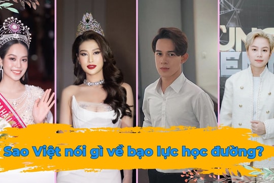 Hoa hậu Thanh Thủy, Thiên Ân và các sao trẻ Bảo Hân, Quang Anh chia sẻ về bạo lực học đường.