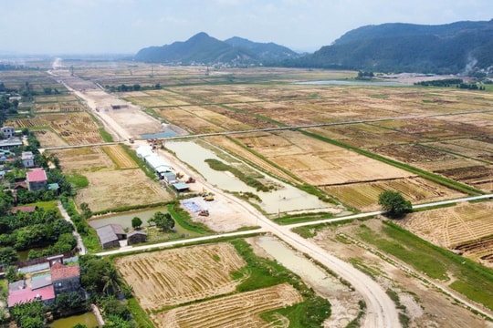 Tiến độ 'rùa' trên cao tốc Bắc - Nam đoạn Diễn Châu - Bãi Vọt đi qua huyện Hưng Nguyên