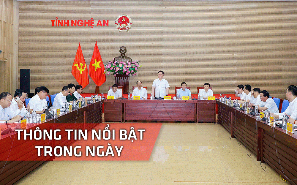 Nghệ An: Thông tin nổi bật ngày 29/5