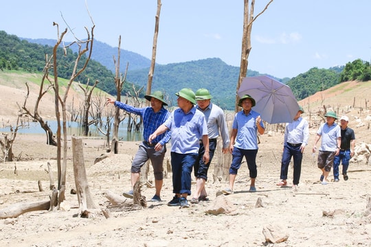 Phó Chủ tịch UBND tỉnh kiểm tra thực địa Dự án Khu tái định cư Khe Hộc, bản Huồi Pủng, xã Hữu Khuông (Tương Dương)