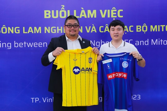 Sông Lam Nghệ An làm việc với Câu lạc bộ Nhật Bản về phát triển bóng đá trẻ