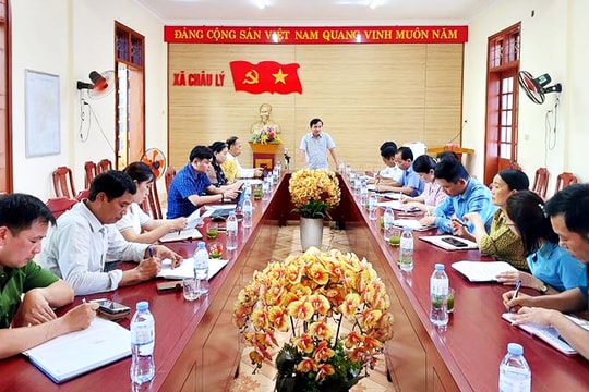 Rà soát kết quả thực hiện Nghị quyết Đại hội Đảng các cấp tại xã Châu Lý (Quỳ Hợp)