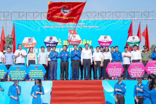 Tuổi trẻ Nghệ An ra quân Chiến dịch Thanh niên tình nguyện hè 2023