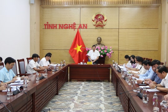 UBND tỉnh lấy ý kiến một số dự thảo Nghị quyết chuẩn bị trình HĐND tỉnh