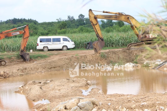 Cần làm rõ việc cấp phép khai thác mỏ cát, sỏi trên đất nông nghiệp ở Nghĩa Đàn