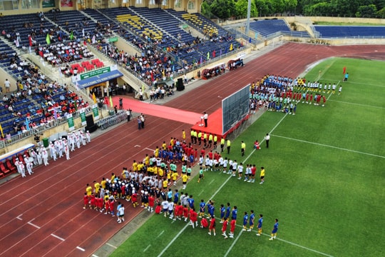 TRỰC TIẾP: Khai mạc Giải Bóng đá Thiếu niên - Nhi đồng Cúp Báo Nghệ An lần thứ 25