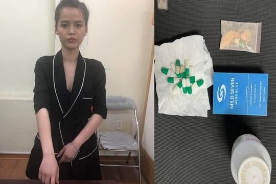 'Kiều nữ' bán bia kiêm... 'đại lý' ma túy