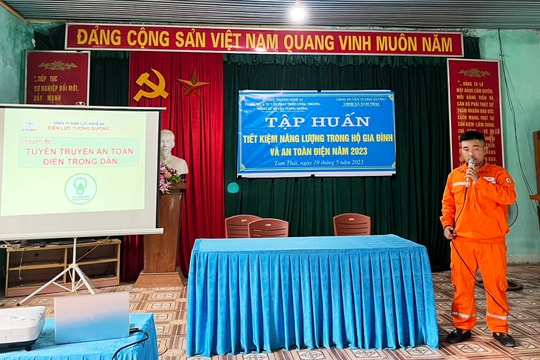 Tập huấn sử dụng năng lượng tiết kiệm và hiệu quả trong hộ gia đình