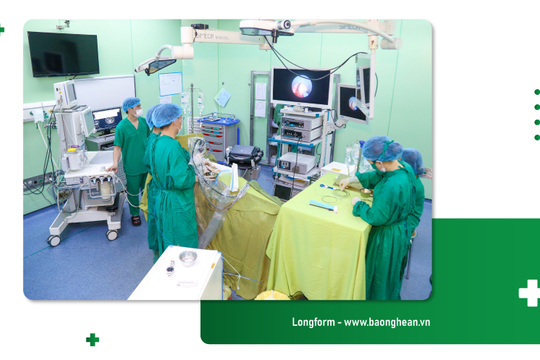 Hàng nghìn người mắc bệnh lý sỏi tiết niệu được can thiệp ít xâm lấn mỗi năm tại Bệnh viện ĐKTP Vinh 