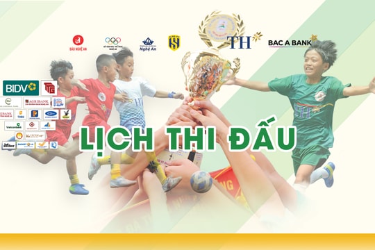 Lịch thi đấu Giải bóng đá Thiếu niên - Nhi đồng Cúp Báo Nghệ An hôm nay (11/6)