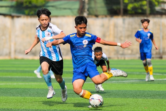 Thiếu niên Quỳnh Lưu - Hưng Nguyên 2-0: Quỳnh Lưu nhận vé sớm vào bán kết