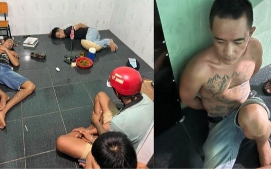 Phát hiện súng đạn tại căn nhà có nhóm người sử dụng ma túy