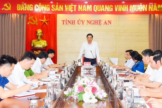 Chuẩn bị chu đáo cho Hội nghị gặp mặt, đối thoại giữa Thường trực Tỉnh ủy Nghệ An với người đứng đầu cấp ủy, chính quyền cấp xã