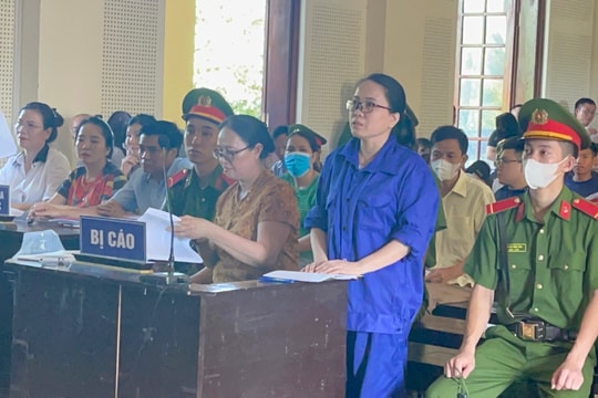 Phiên xét xử phúc thẩm vụ án xảy ra tại Trung tâm Giáo dục thường xuyên huyện Hưng Nguyên: Bị cáo Lê Thị Dung bị tuyên phạt 15 tháng tù